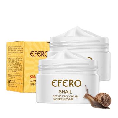 China Skin Revitalizer EFERO Snail Repair Face Cream Moisturize Skin Restoration Skin Nourishing Anti Aging Whitening for sale