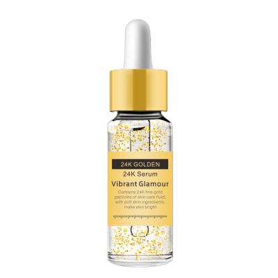 China Whitening Wrinkle 24k Gold Face Serum 24k Gold VIBRANT Skin Care Anti Aging Private Label OEM/ODM Cosmetics for sale