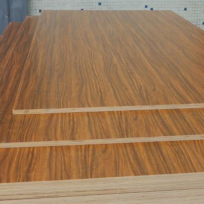 China Factory Sell Modern Pit S2024 China E1 5mm 1220x2440mm 4'x8 Or Customized Melamine Laminate Plywood Environmental Protection Size for sale