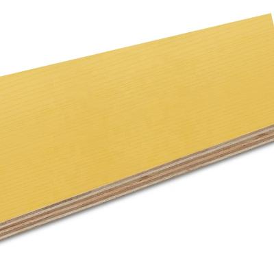 China JISHENG Shuihetian 5mm Modern Melamine 301 Color Laminated Paper Plywood Furniture Decorative Yellow Board Environment Friendly for sale