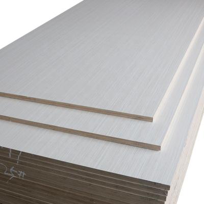 China Hotel S2028 JISHENG Shuihetian 15mm super low formaldehyde melamine grain paper laminated paper plywood furniture decorative wooden board for sale