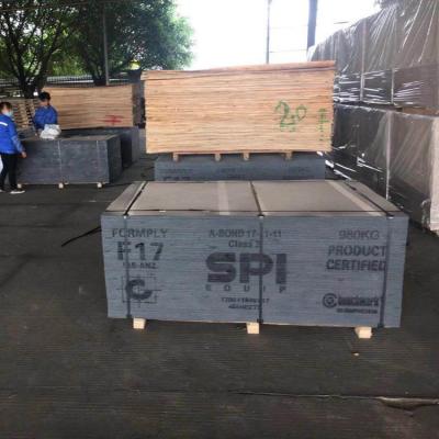 China Smooth Surface Moisture Proof F17 High Glossy AS 6669 1800x1200x17mm 1220x2440x21mm Construction Used Film Faced Plywood for sale