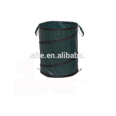 China Garden accessories garden accessories pop up PE garden bags for leaves& collecting garden bag& leaves collapsible garden bag for sale