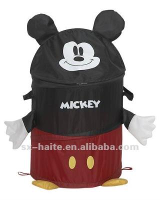 China mickey pop viable storage hamperCarton pop up storage hamperStorage box (eco-friendly, safe) for sale