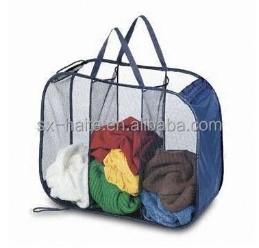 China Pop Up Home Laundry Mesh Bag Mesh Laundry Basket Pop Up for sale