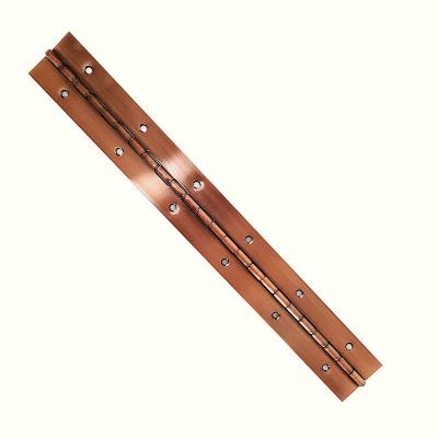 China AC3810 Antique Copper Color Modern Steel Material Piano Hinges For Wooden Boxes for sale