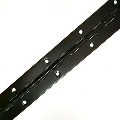 China Modern 270 Degree Electrophoretic Steel Material Coating Black Continuous Piano Hinge for sale