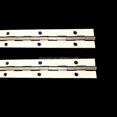 China NP2710 Modern Steel Material Nickel Plated Wood Door Long Piano Hinge for sale