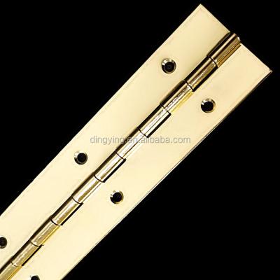 China Fine Clean Durable Stainless Steel Iron Hardware High Quality Brass Plated Nickel Plated Piano Hinge for sale