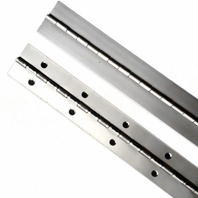 China SS271036 Smooth Hing Polishing Surface Stainless Steel 304 316 piano hinges with 36 holes for sale