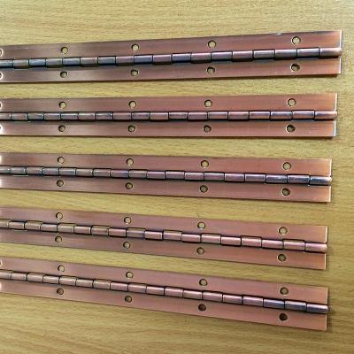 China Modern Piano Hinge Plated Brass Iron Plated Nickel Piano Hinge for sale