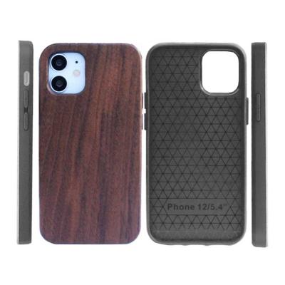 China Anti-fall for iphone 12 wooden cover case, luxury wooden case for iphone 12 pro max for sale