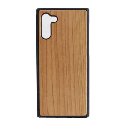 China Wholesale High Quality TPU+Wood/Bamboo Hybrid Wooden Case TPU Back Cover For Samsung Galaxy Note 10 Wooden Phone Case for sale