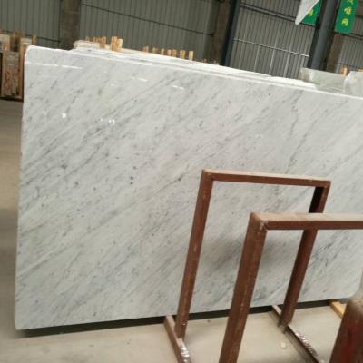 China Modern white marble slab 100% marble tile natural marble polished graphic design fumigate wooden case exterior and interior decoration for sale