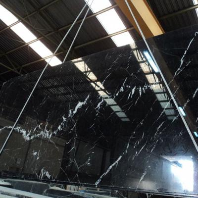 China Modern Nero Margiua Black Marble Black And White Office Building Polished Traditional Farmhouse Supermarket Minimalist Warehouse Modern Modern for sale