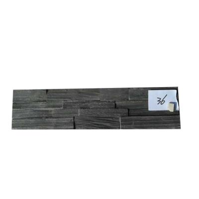 China Modern Black Stone Artificial Stone Veneer Outdoor Stone Culture Panel Brick Wall Culture Culture for sale