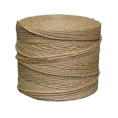 China Sustainable Sisal Yarn 100% Natural Sisal Twine Natural / White / Dyed for sale