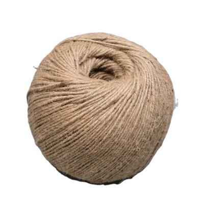 China 100% 3mm Jute Rope Sustainable Jute Twist Rope For Packing for sale