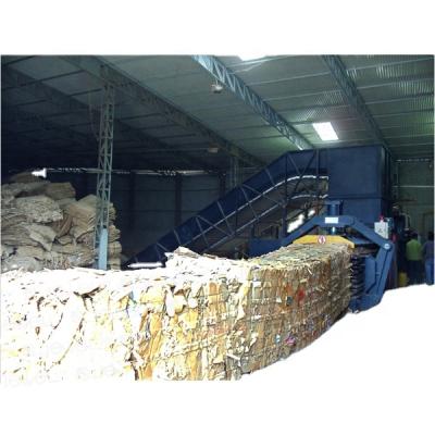 중국 Factory JEWEL CE Certified Full Automatic Cardboard Baler Machine , Baler , Paper Recycling Machine 판매용