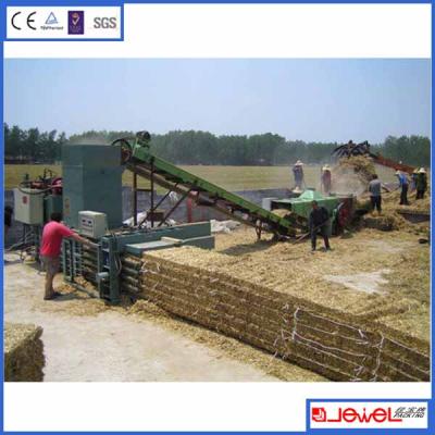 China Hay High Quality Convenient Compressor Machine Fully Automatic Horizontal Hay Straw Baler Band Machine for sale