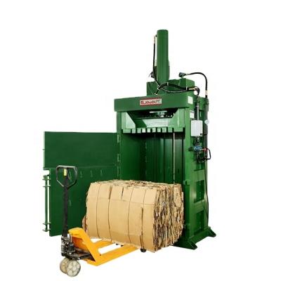 China Factory supply loose material compactor baler jewel brand recycling manual vertical hydraulic waste/waste paper/scrap plastic baler baler machine for waste for sale