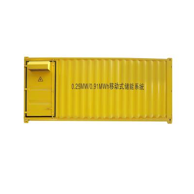 China Emergency / Off Handle Factory Supply OEM 0.25MW / 0.91MWh Power Energy Storage System for sale