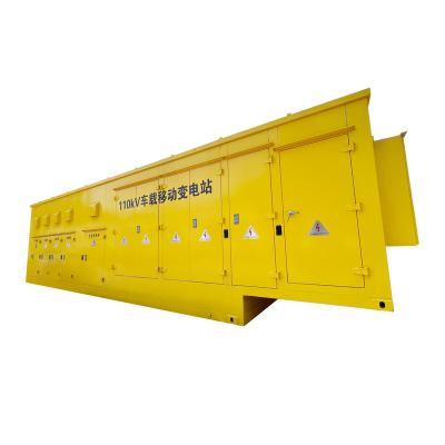 China Emergency / Professional Handle Supply OEM 35KV Vehicle Electric Truck Substation Mobile Electrical Substation for sale