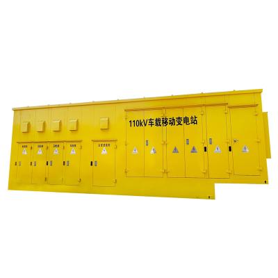 China Emergency / Handle China Supplier OEM 110KV 220KV Prefab Mobile Transformer Substation for sale