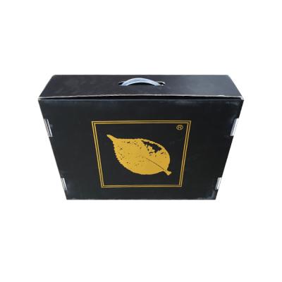 China Aseptic Custom Design And Printing Moving Packaging Cardboard Suitcase Gift Boxes With Plastic Handle for sale