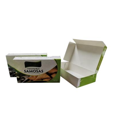 China Recycled Materials Ivory Board Easy Folding Custom Thin Paper Frozen Food Packaging for sale