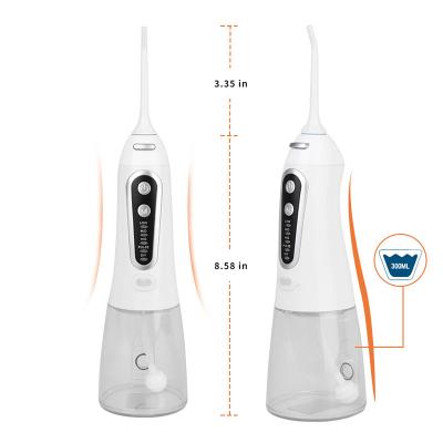 China IPX7 The New Portable Waterproof Rechargeable Dental Water Flosser With 5 Modes for sale