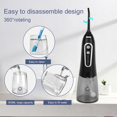 China Newest Water Flosser Wireless Portable Teeth Cleaner Dentist Recommend IPX7 Waterproof for sale