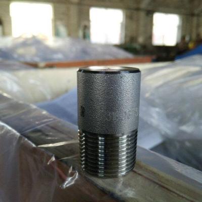 China Nipple 2Inch 3000LB Carbon Steel / Alloy Steel / Stainless Steel Threaded ASTM A105N ASME B16.11 NACE MR0175 for sale