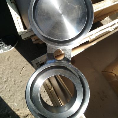 China Spectacle Blinds 3/4IN ASME B16.48 ASTM A515 Gr.70 RF Flange 300Lbs Derbo-B16.5 for sale