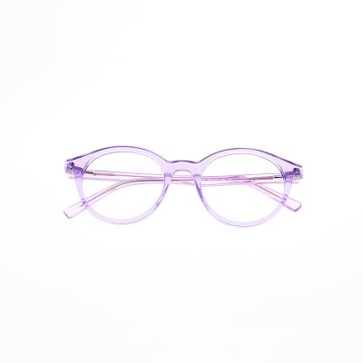 China Modern Fashionable Good Quality Optical Frames And Simple Style Women Acetate Glasses for sale