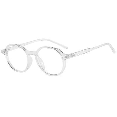 China 2022 Hot Sales Trendy TR 90 Metal Glasses Frame Clear Optical Glasses For Men Unisex Women Crystal for sale