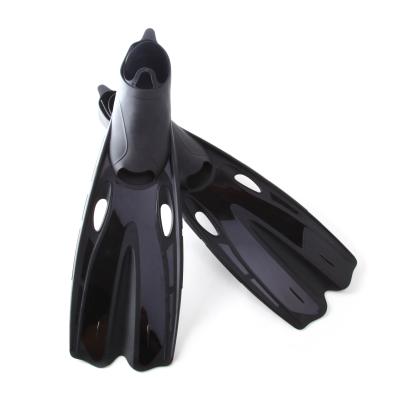 China Comfortable Adjustable PP+TPR Water Supplies Open Heel Light Weight Scuba Diving Swimming Snorkeling Fins For Adult for sale