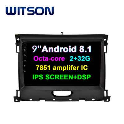 China WITSON Android 8.1 Car DVD Player Universal FOR FORD RANGER SNAPSHOT 2 2016 2GB RAM 32GB Din 10