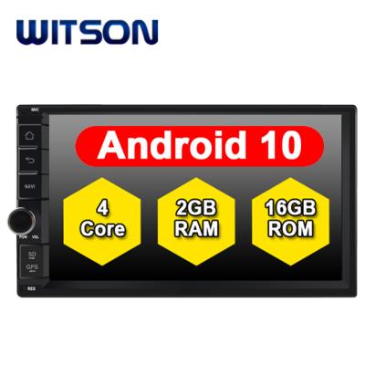 China WITSON ANDROID 10.0 WAREHOUSE ANDROID ACTION UNIVERSAL DOUBLE DIN 2G RAM 16GB DVD PLAYER ANDROID WAREHOUSE ROM CarPlay+DSP Integrated ROM Universal for sale