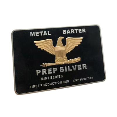 China China Customized Silver Plated Pure Copper Fake 999 Souvenir Gold Bullion Bars for sale