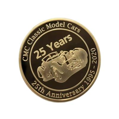 China China Custom Brass Gold Challenge Commemorative Mirror Finish Coins Anniversary Coin For Car for sale