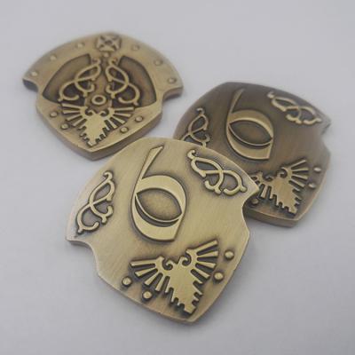 China Antique Vintage Challenge Custom Cheap Games China Manufacturer Token Token Game Coins for sale