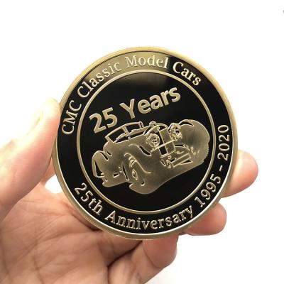 China China Custom Solid Gold Plated Mirror Sandblasting Challenge Coin Birthday Coins for sale