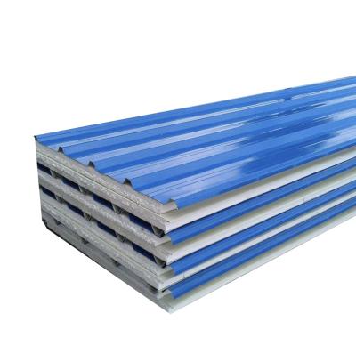 China EPS/XPS Rock Wool Sandwich Panel Industrial High Density Sandwich Panel Production EPS Sandwich Board For Building Roof And Wall for sale