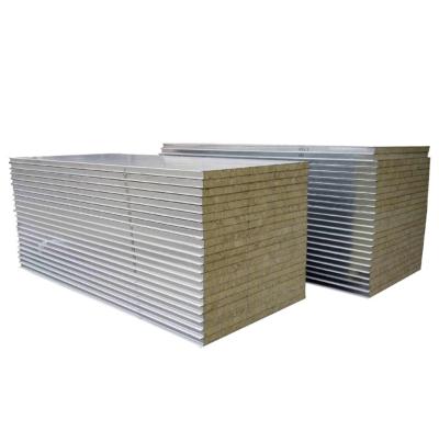 China Industrial Fire Retardant Insulated Rock Wool Sandwich Panel / EPS Sandwich Panel Sandwich Board Clean Room for sale