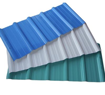 China Villa Zinc Coated Galvanized Corrugated Steel Metal Roof Tile Metal Roofing Sheet Rooftop Flooring for sale