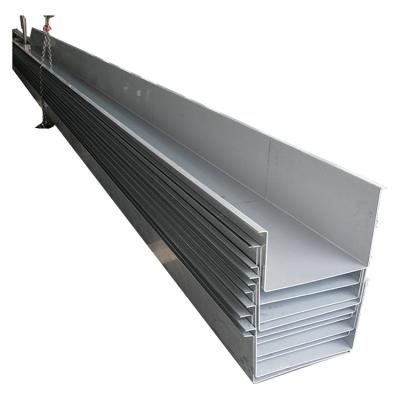 China High Quality Minimalist Stainless Steel Galvanized Iron Sheet Rainwater Storage Roof Gutter With Polishing Surface for sale