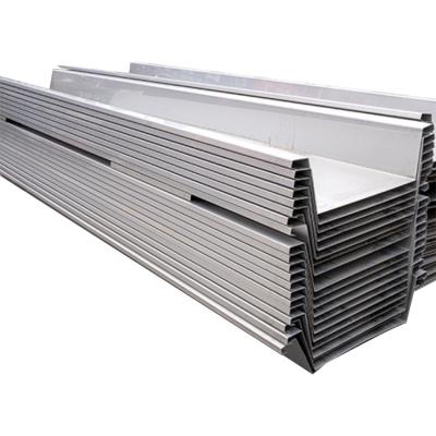 China Minimalist Best Price Top Quality Galvanized Iron Sheet Stainless Steel Roof Gutter For Roof for sale