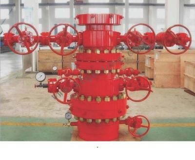 China Oil Wellhead Christmas Tree With Tubing Head And Adapter Flange For Oilfield Equipment for sale