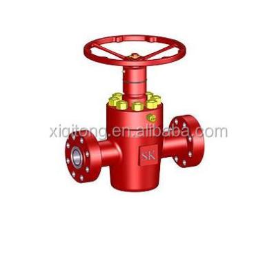 China Well Borehole Drilling / Well Type Gate Valve Oilfield Wellhead Equipment Tool FGS-W for sale